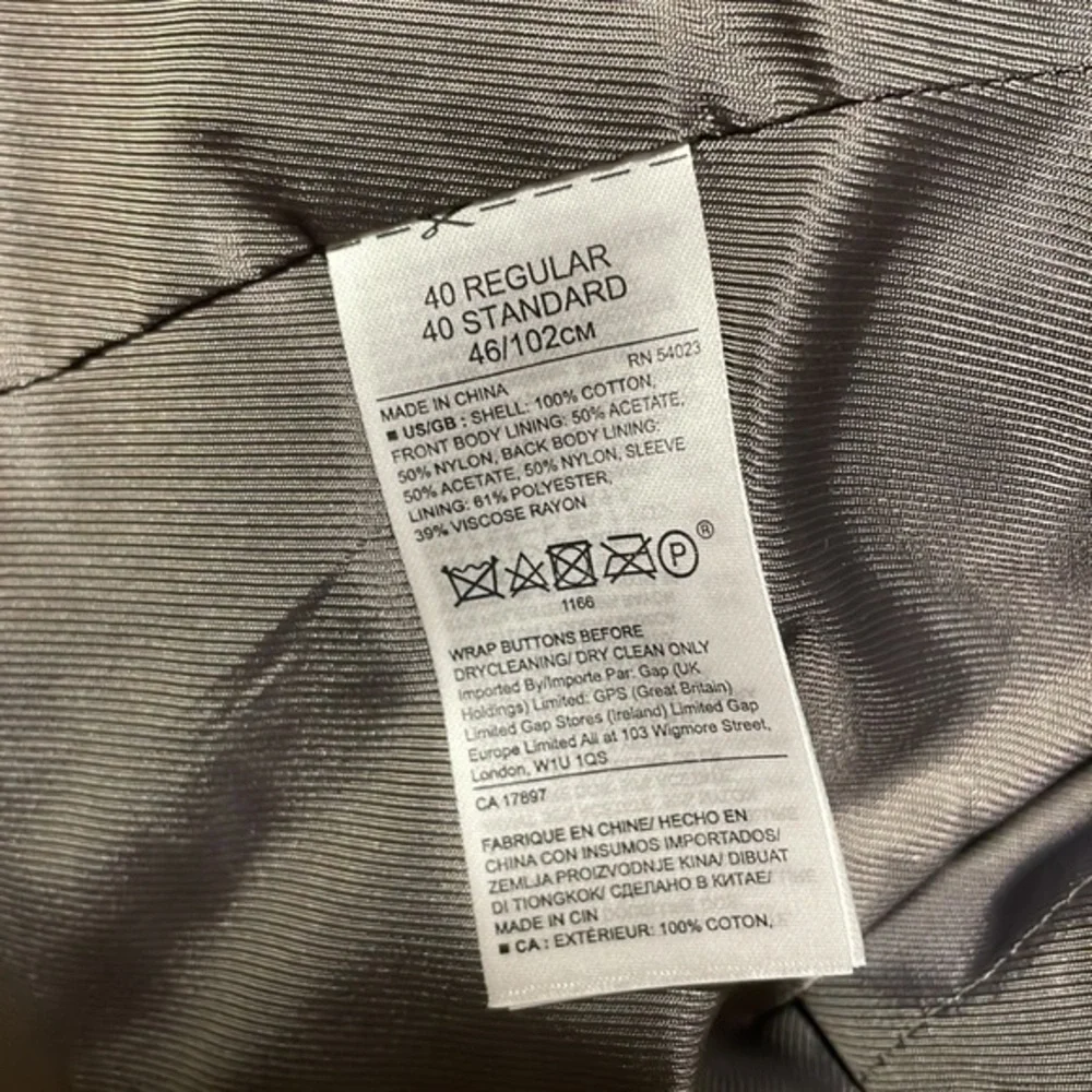 Banana Republic NWT‎ Men’s Progetto Uno Slim Fit Sport Coat Grey Striped 40R